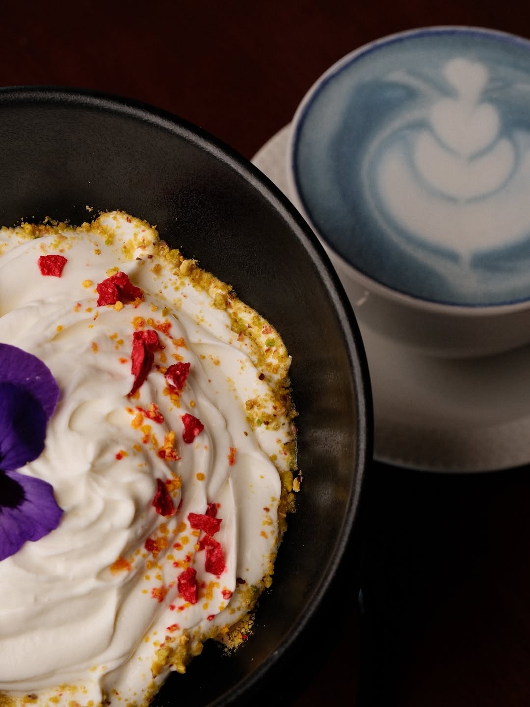 AROMA - Blue Latte y Bowl Invertido